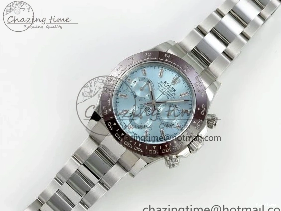 MiroTime 0423 Daytona 116506 Clean 1:1 Best Edition Ice Blue Dial Crystal Markers on SS Bracelet SA4130 V Popular 1702